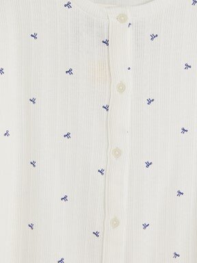 Pijama Takım EKRU BASKILI