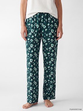 Pijama Alt YEŞİL BASKILI