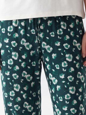 Pijama Alt YEŞİL BASKILI