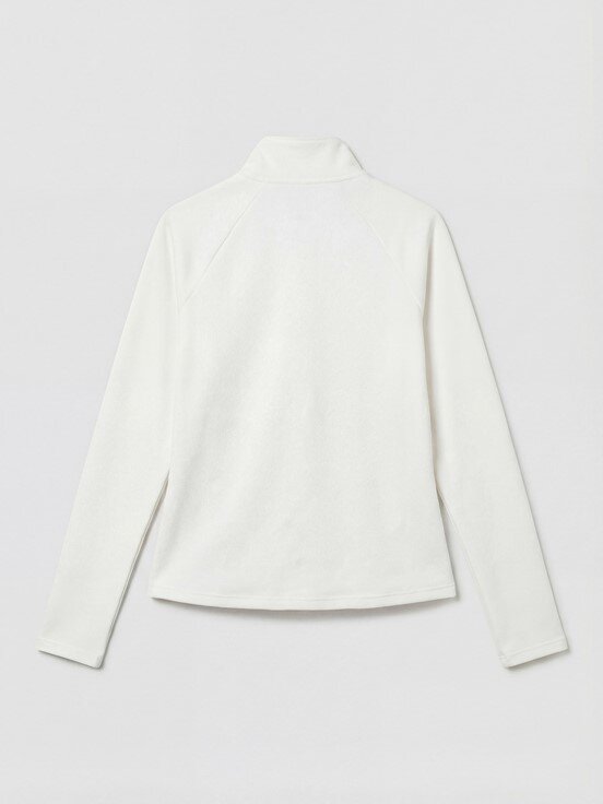 Fermuarlı Sweatshirt BUXE BEYAZI