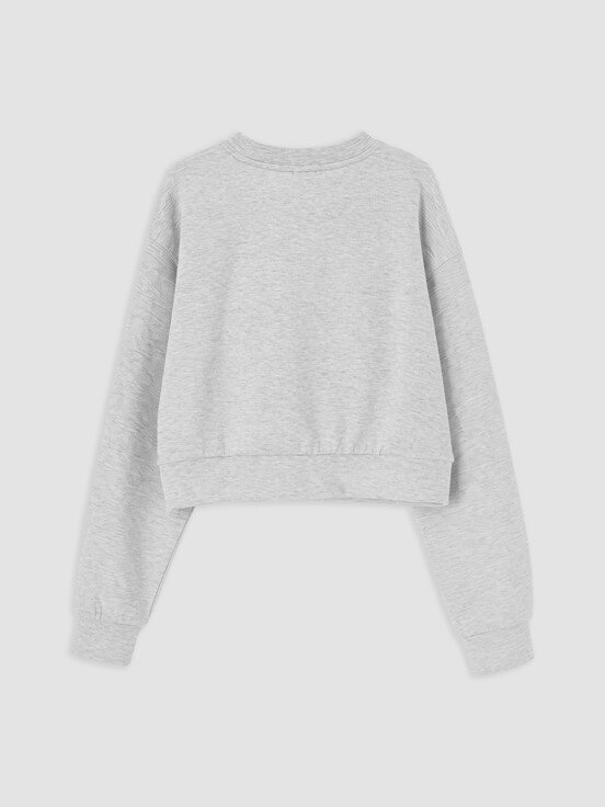 Sweatshirt GRİ MELANJ