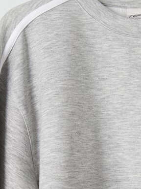 Sweatshirt GRİ MELANJ