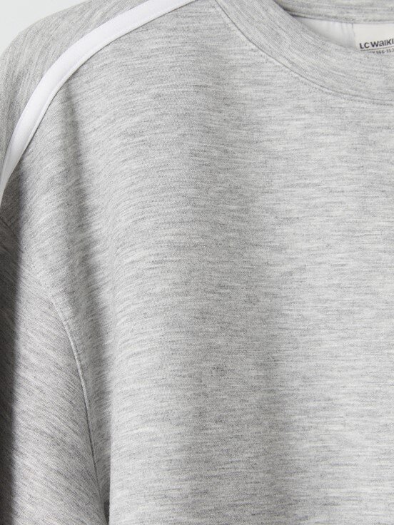 Sweatshirt GRİ MELANJ