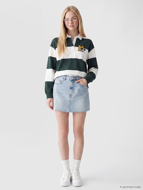 Sweatshirt YEŞİL ÇİZGİLİ