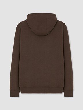 Fermuarlı Sweatshirt KOYU KAHVERENGİ