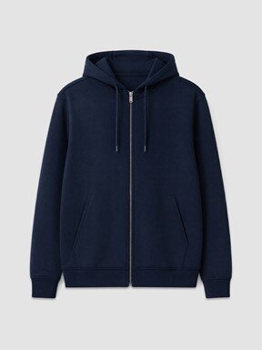 Fermuarlı Sweatshirt KOYU KAHVERENGİ