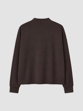 Sweatshirt KOYU KAHVERENGİ