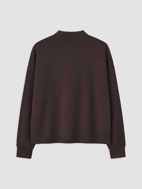 Sweatshirt KOYU KAHVERENGİ