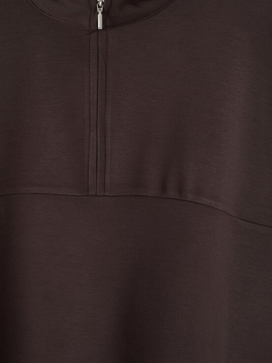 Sweatshirt KOYU KAHVERENGİ
