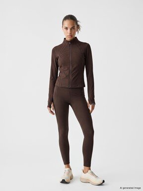 Fermuarlı Sweatshirt KOYU KAHVERENGİ