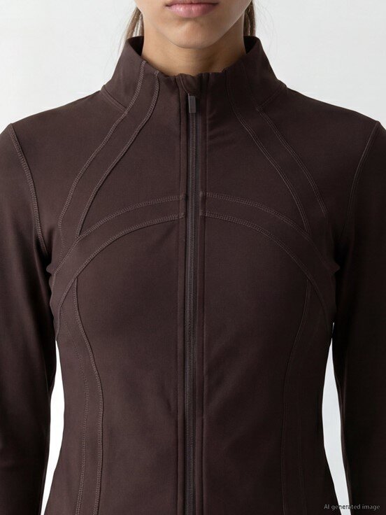 Fermuarlı Sweatshirt KOYU KAHVERENGİ