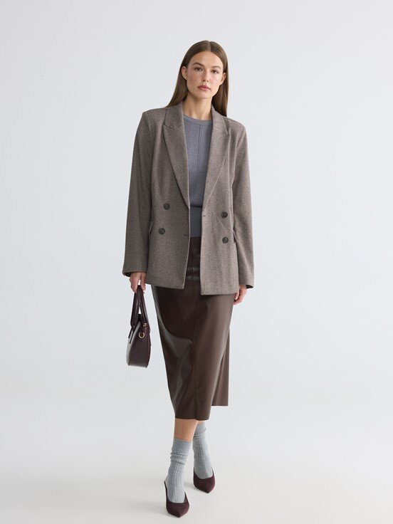 Blazer Ceket BEJ JAKARLI