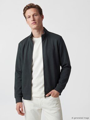 Fermuarlı Sweatshirt LACİVERT