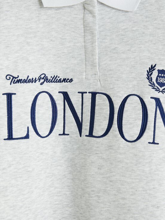 Sweatshirt AÇIK GRİ MELANJ