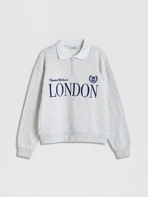 Sweatshirt AÇIK GRİ MELANJ