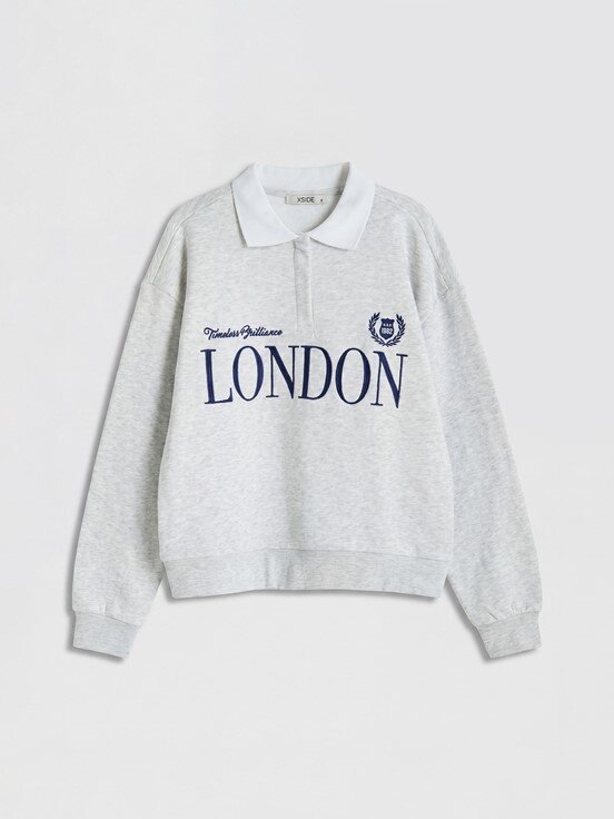 Sweatshirt AÇIK GRİ MELANJ