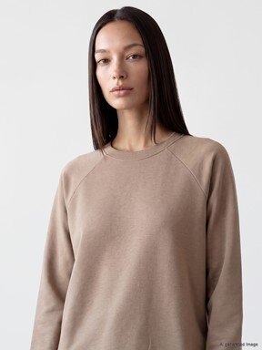 Sweatshirt AÇIK KAHVERENGİ