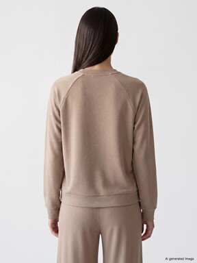 Sweatshirt AÇIK KAHVERENGİ