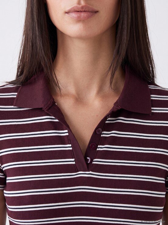 Body BORDO ÇİZGİLİ
