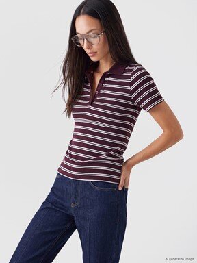 Body BORDO ÇİZGİLİ