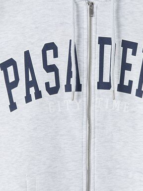 Fermuarlı Sweatshirt AÇIK GRİ MELANJ