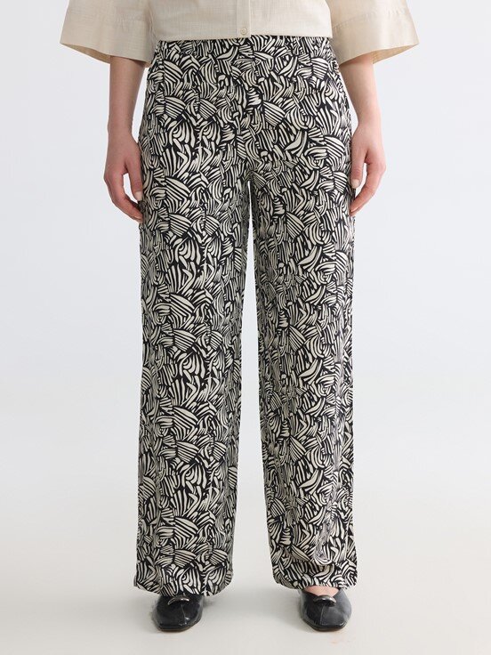 Pantolon SİYAH BASKILI