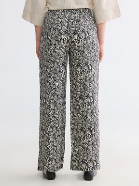 Pantolon SİYAH BASKILI