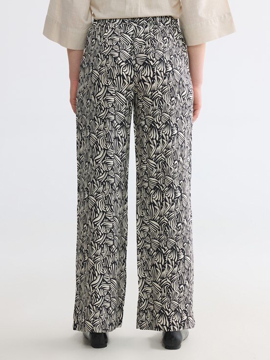 Pantolon SİYAH BASKILI