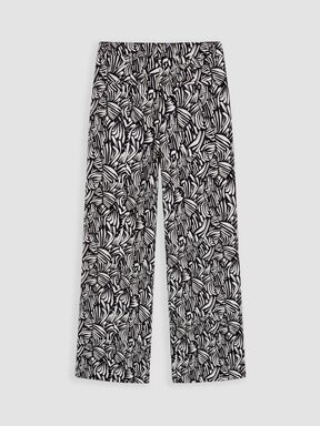 Pantolon SİYAH BASKILI