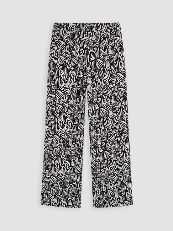 Pantolon SİYAH BASKILI