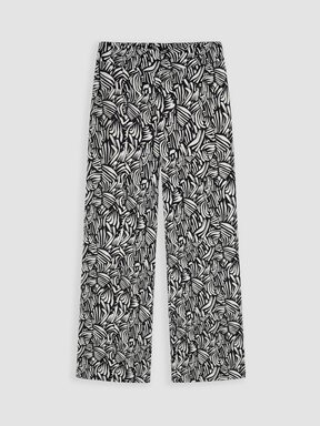 Pantolon SİYAH BASKILI