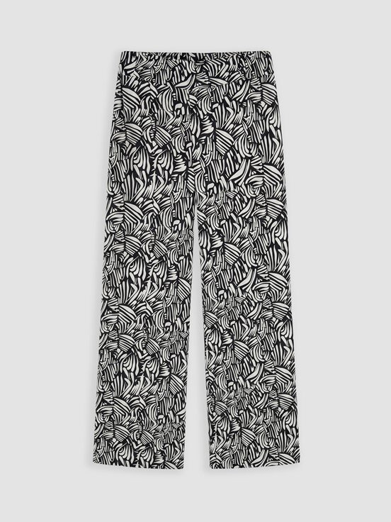 Pantolon SİYAH BASKILI