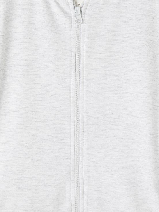 Fermuarlı Sweatshirt EKRU MELANJ