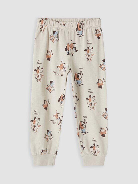 Pijama Takım AÇIK BEJ BASKILI