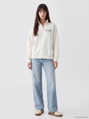 Sweatshirt AÇIK BEJ