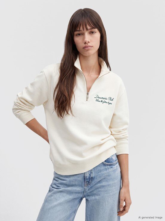 Sweatshirt AÇIK BEJ