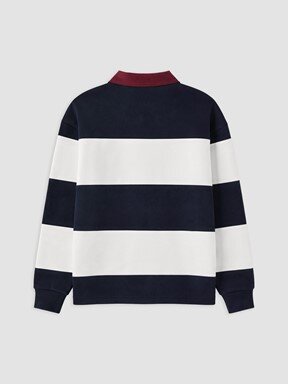 Sweatshirt LACİVERT ÇİZGİLİ