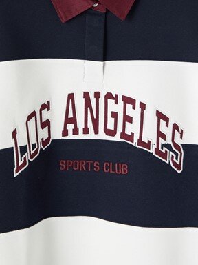 Sweatshirt LACİVERT ÇİZGİLİ