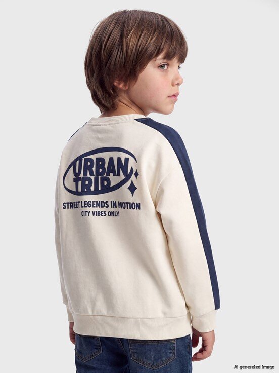 Sweatshirt AÇIK BEJ