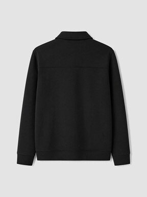 Fermuarlı Sweatshirt YENİ SİYAH