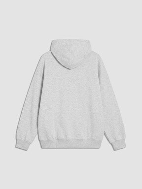 Fermuarlı Sweatshirt AÇIK GRİ MELANJ