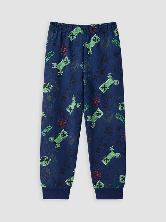 Pijama Takım LACİVERT BASKILI