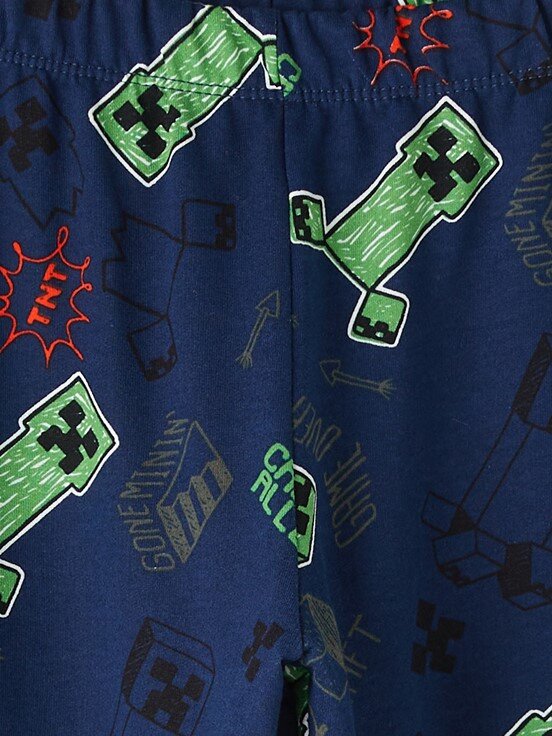 Pijama Takım LACİVERT BASKILI