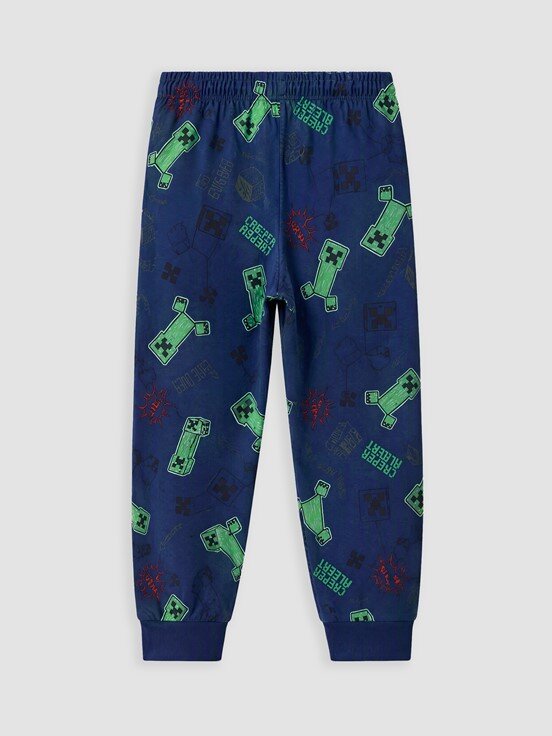 Pijama Takım LACİVERT BASKILI
