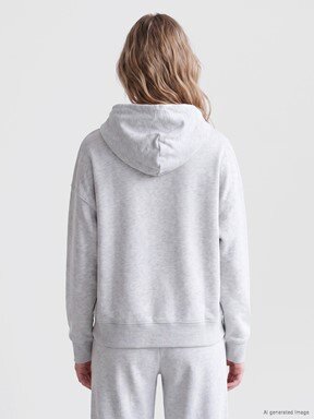 Fermuarlı Sweatshirt GRİ MELANJ