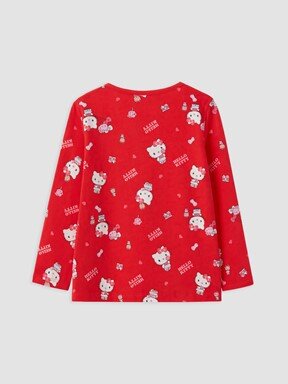 Pijama Takım KIRMIZI BASKILI