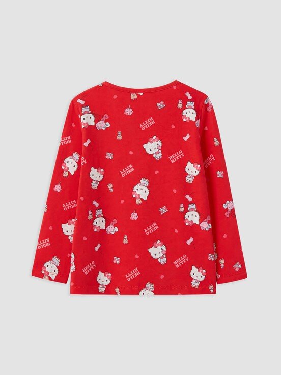 Pijama Takım KIRMIZI BASKILI