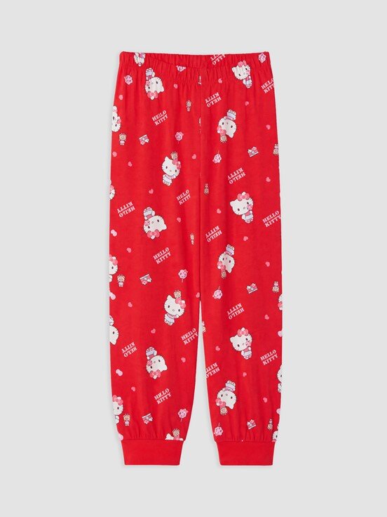 Pijama Takım KIRMIZI BASKILI
