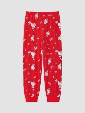 Pijama Takım KIRMIZI BASKILI