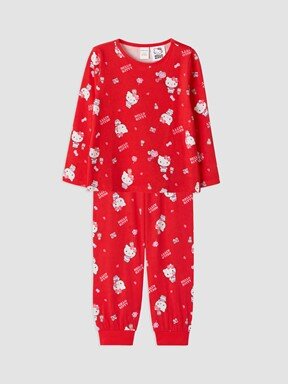 Pijama Takım KIRMIZI BASKILI